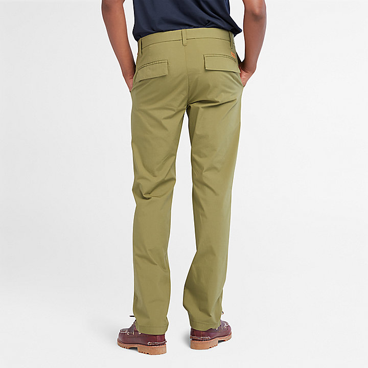 Pantalon chino stretch ultra-léger Squam Lake pour homme en vert (foncé)