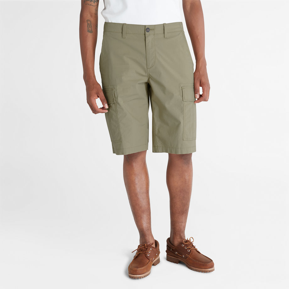 Timberland Outdoor Heritage Cargo Shorts For Men In Green Green, Size 33