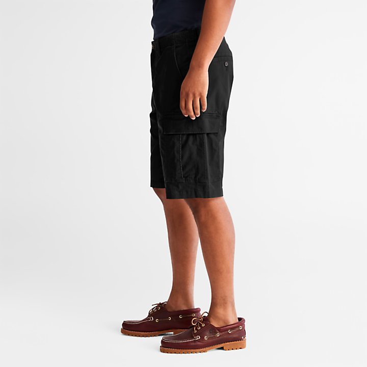 Pantalones Cortos Cargo Outdoor Heritage para hombre en color negro-