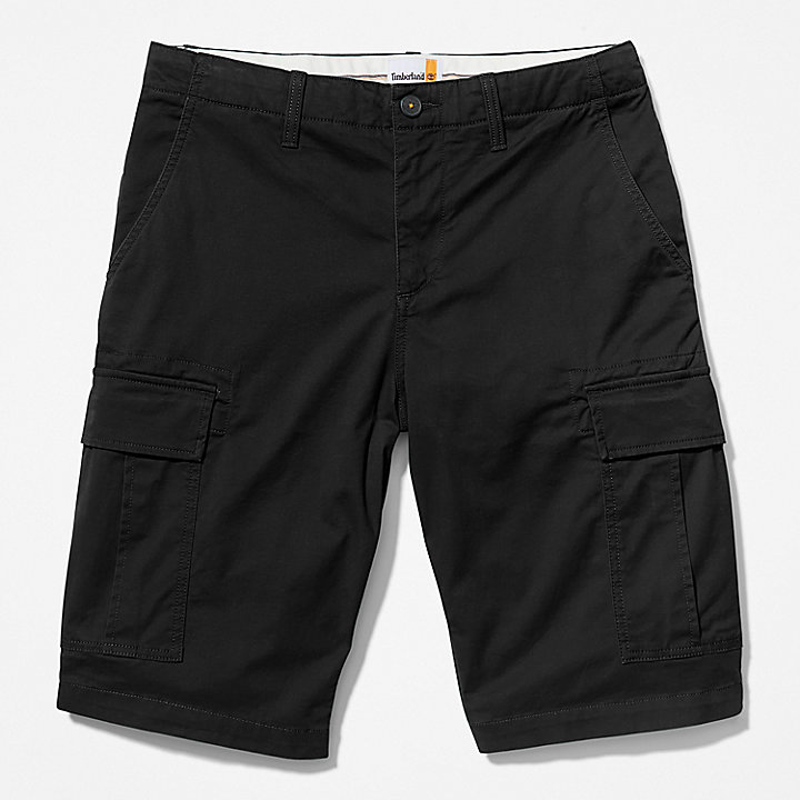 Outdoor Heritage Cargo Shorts for Men in Black