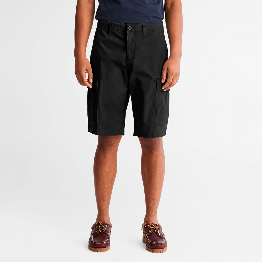 Timberland Outdoor Heritage Cargo Shorts For Men In Black Black