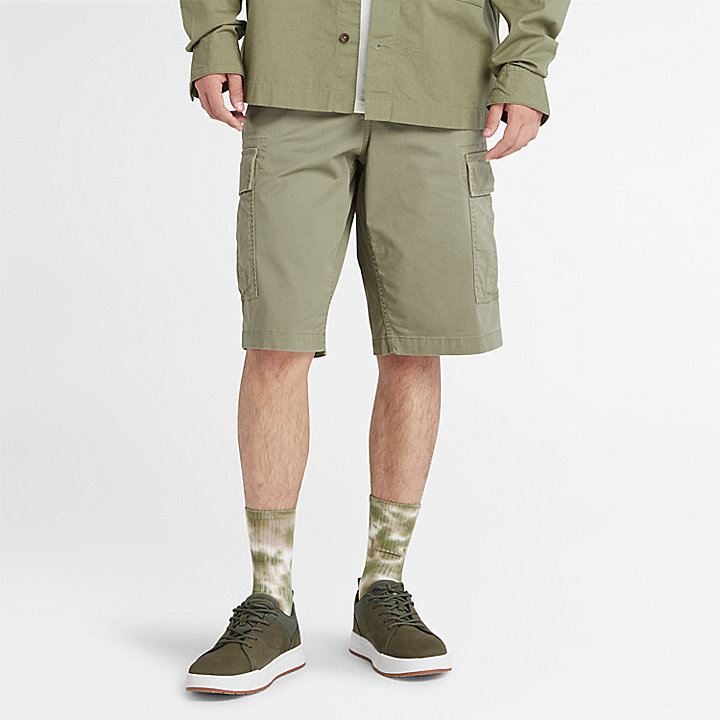 Outdoor Heritage Cargo Shorts for Men in Green