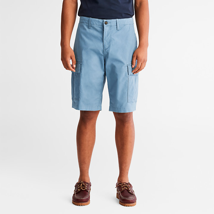 Outdoor Heritage Cargo Shorts for Men in Blue-