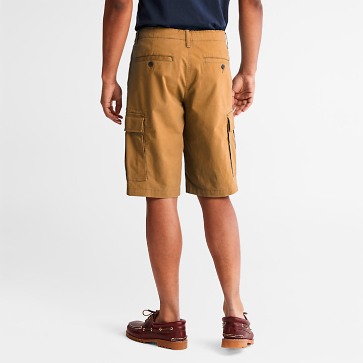 Cargo Shorts for Men in Dark Yellow-