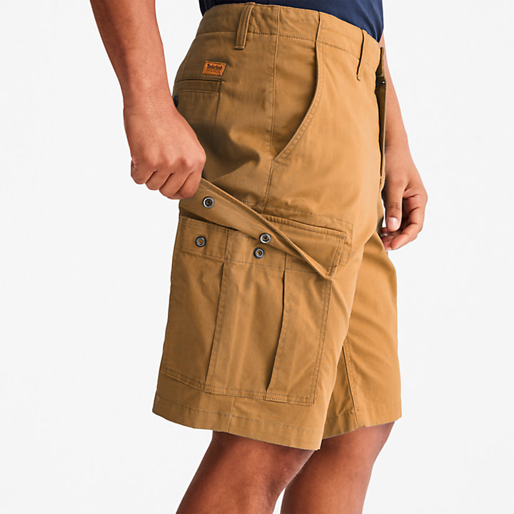 Outdoor Heritage Cargo Shorts for Men in Orange-