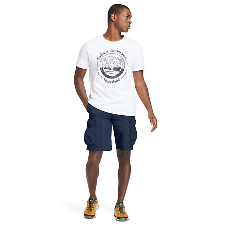 Field Trip Quick-Dry Shorts for Men in Navy-