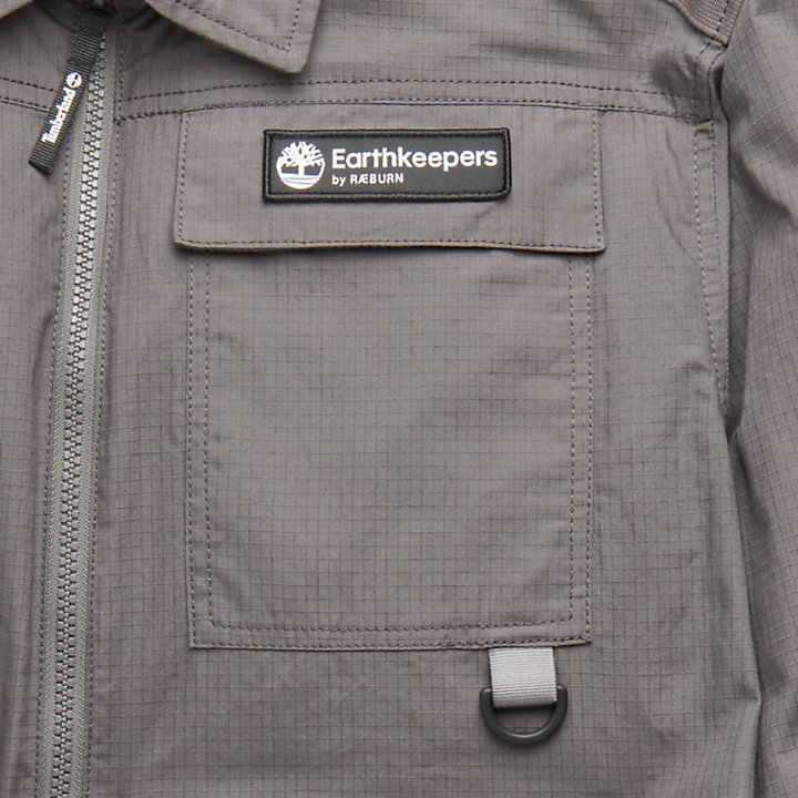 Earthkeepers® by Raeburn Woven Overshirt in Dark Grey-