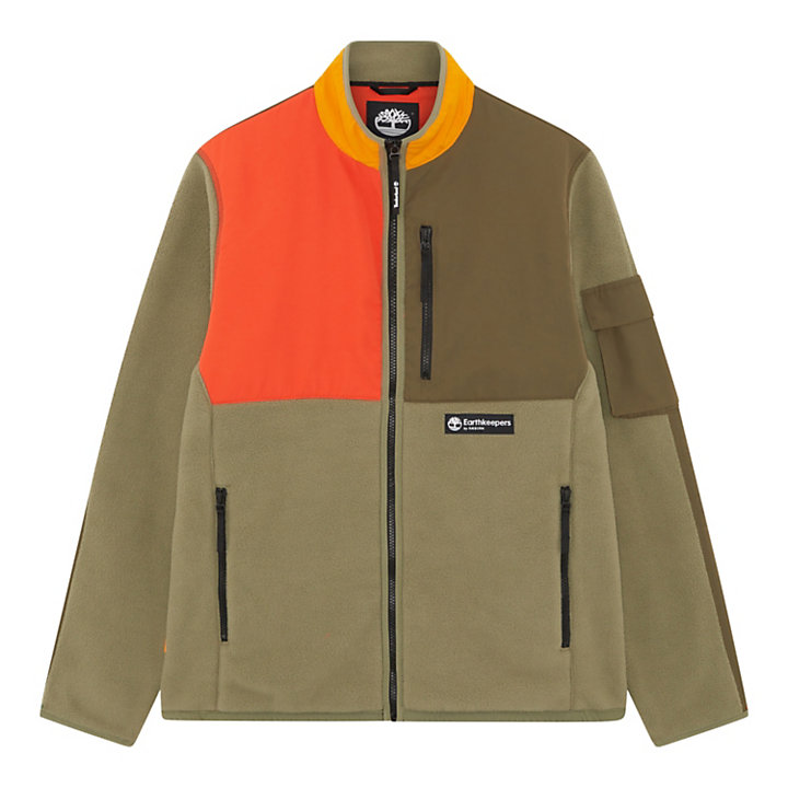 Earthkeepers® by Raeburn All Gender Recycled Fleece Jacket in Green-