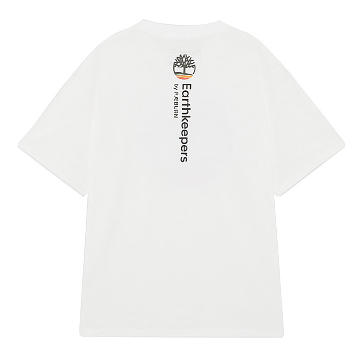 T-shirt à logo Earthkeepers® by Raeburn all gender en blanc