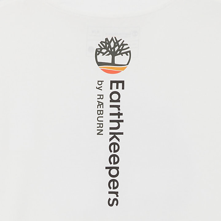 T-shirt com Logótipo Earthkeepers® by Raeburn All Gender em branco-