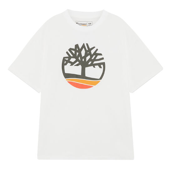 Camiseta con Logo Earthkeepers® by Raeburn All Gender en blanco | Timberland
