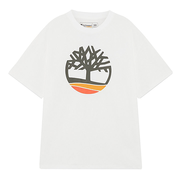 Earthkeepers® by Raeburn All Gender Logo T-Shirt in White