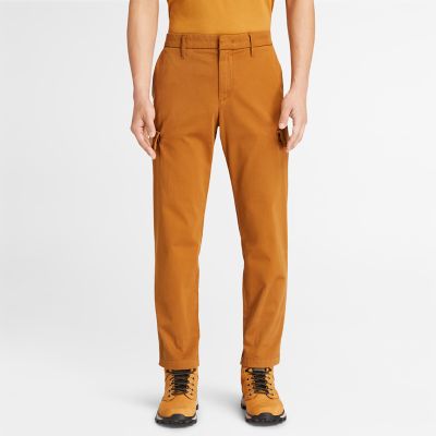 Timberland Ultrastretch Cargo Trousers For Men In Brown Brown