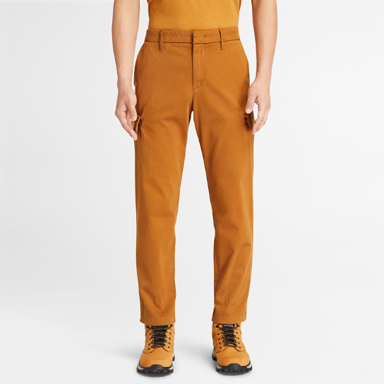 Pantalon cargo ultra-extensible pour homme en marron | Timberland