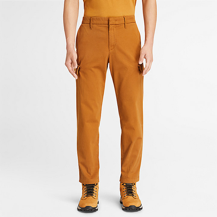 Pantalones Cargo Ultraelásticos para Hombre en marrón