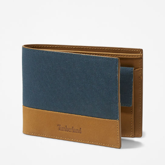 Grand portefeuille Braeburn avec porte-monnaie pour homme en bleu | Timberland