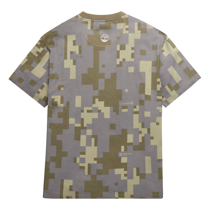 T-shirt imprimé à poche Earthkeepers® by Raeburn all gender en vert camouflage-