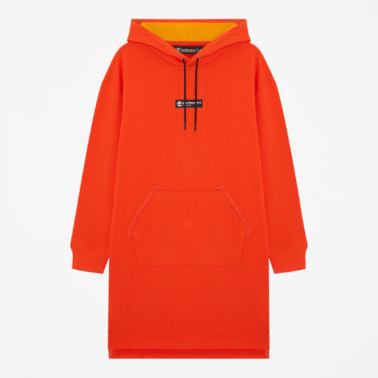 Robe oversize à capuche Earthkeepers® by Raeburn pour femme en orange | Timberland