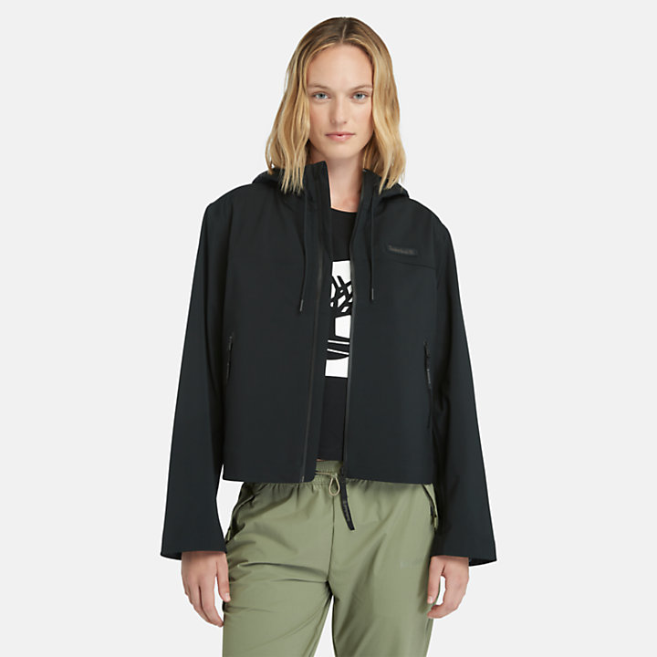 Waterproof Jacket for Women in Black-