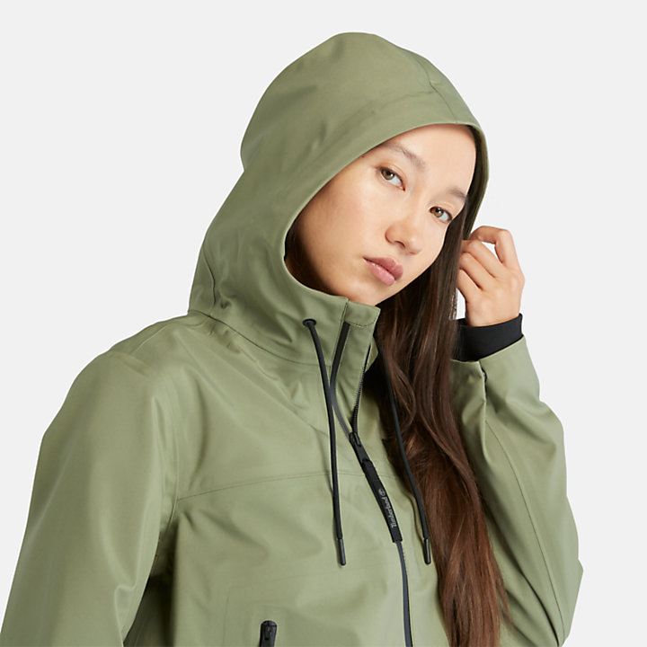 Waterproof Jacket for Women in Green-
