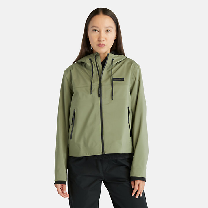 Waterproof Jacket for Women in Green-