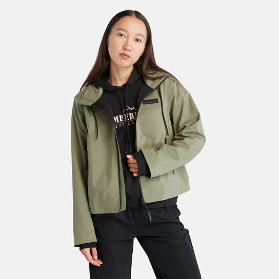 Chaqueta impermeable para mujer en verde | Timberland