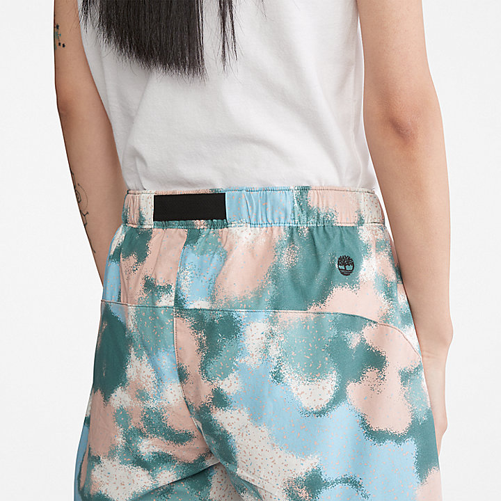 Pantalones Cortos de Algodón para Mujer en Estampado de verano