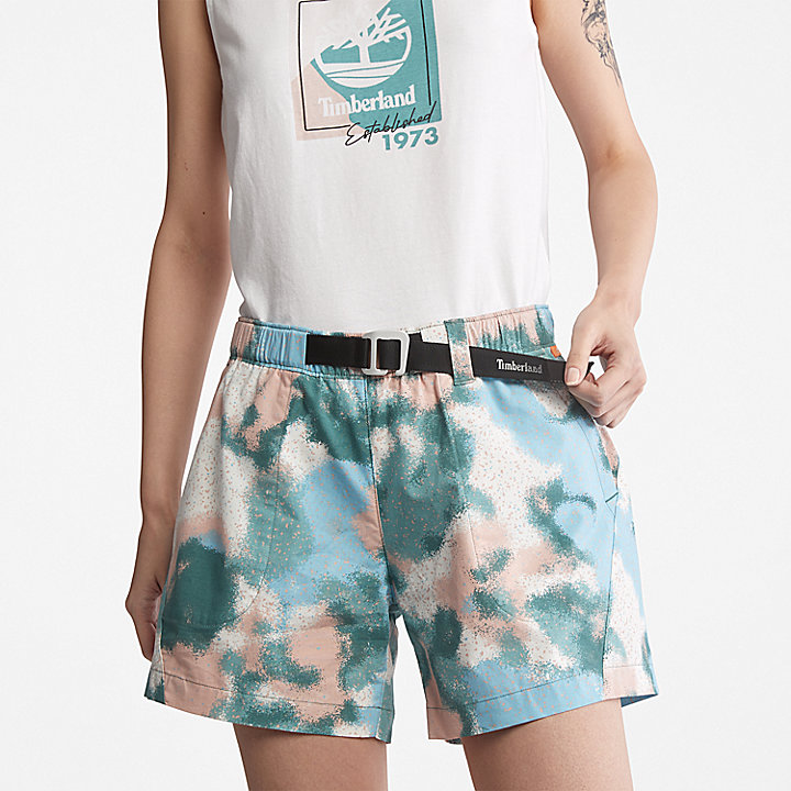 Baumwoll-Shorts für Damen in Sommer-Print