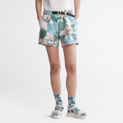 Timberland Cotton Shorts For Women In Summer Print Green