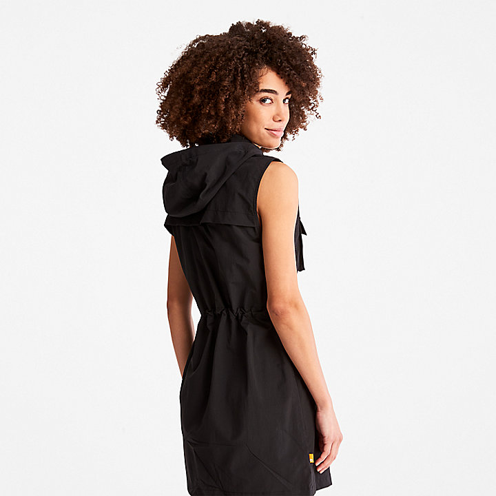 Robe à capuche utilitaire Progressive pour femme en noir