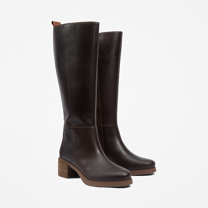 Dalston Vibe Tall Boot for Women in Brown-