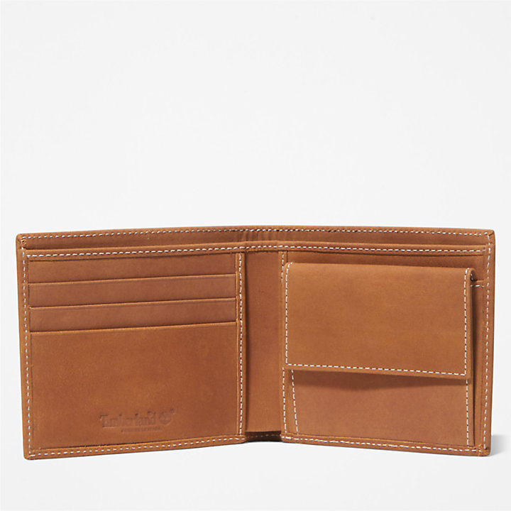 Milford Wallet with Coin Pocket for Men in Yellow-