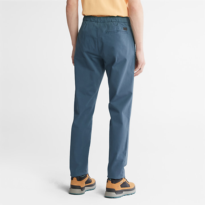 Pantalones Entallados Ultraelásticos para Hombre en azul-
