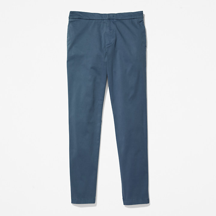 Ultrastretch Tapered Trousers for Men in Blue-