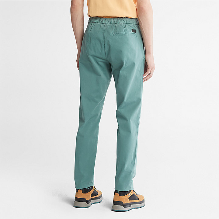 Ultrastretch Tapered Trousers for Men in Green