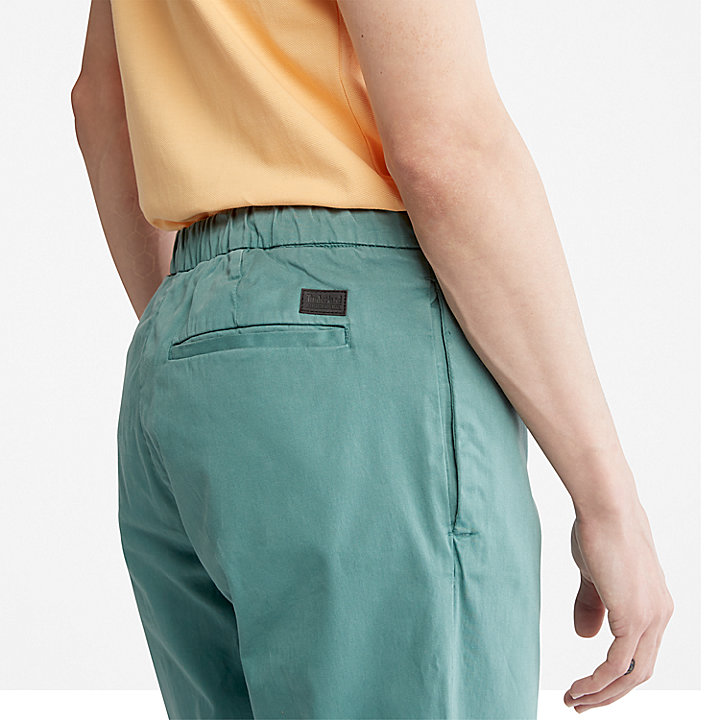Pantalones Entallados Ultraelásticos para Hombre en verde