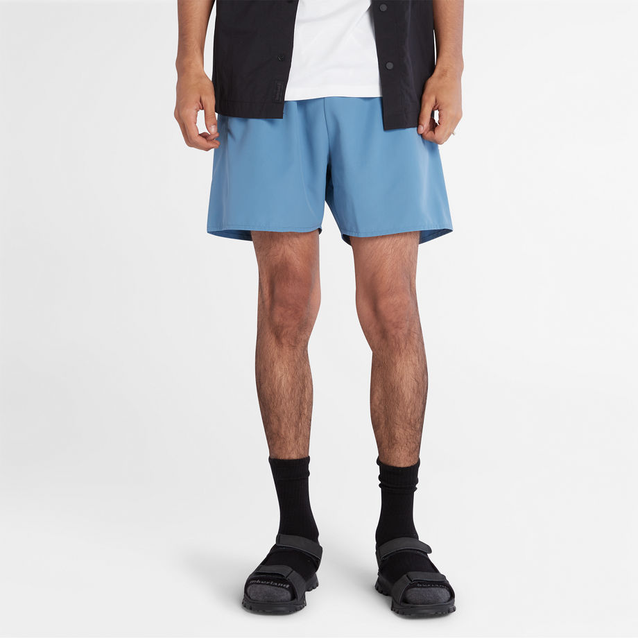 Timberland Shorts Mare Con Logo Da Uomo In Blu Blu