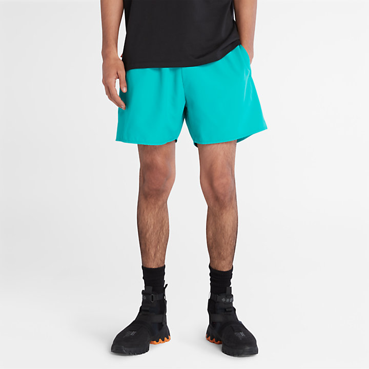 Shorts Mare con Logo da Uomo in verde acqua-