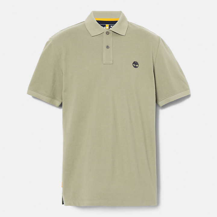 Millers River Piqué Polo Shirt for Men in Light Green | Timberland