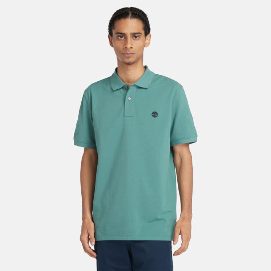 Millers River Piqué Polo Shirt for Men in Teal | Timberland