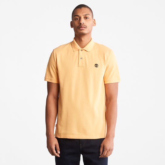 Millers River Pique Polo Shirt for Men in Orange | Timberland