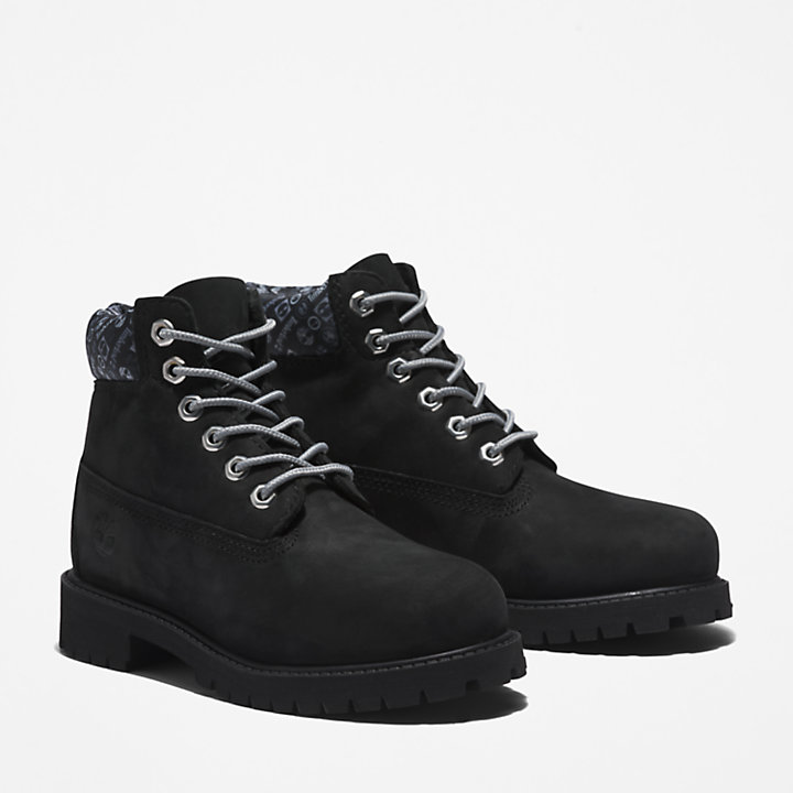 Timberland® Premium 6 Inch Boot for Youth in Black-