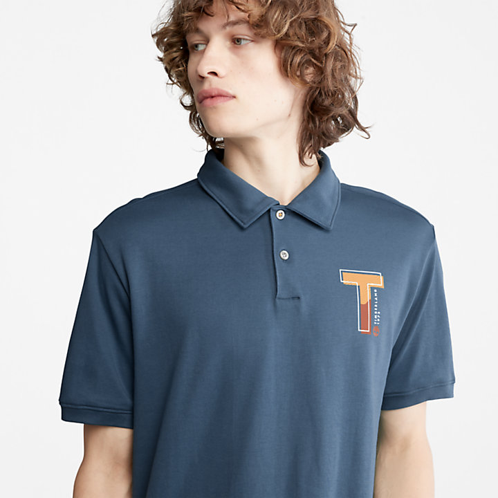 TimberFresh™ Polo Shirt for Men in Blue-