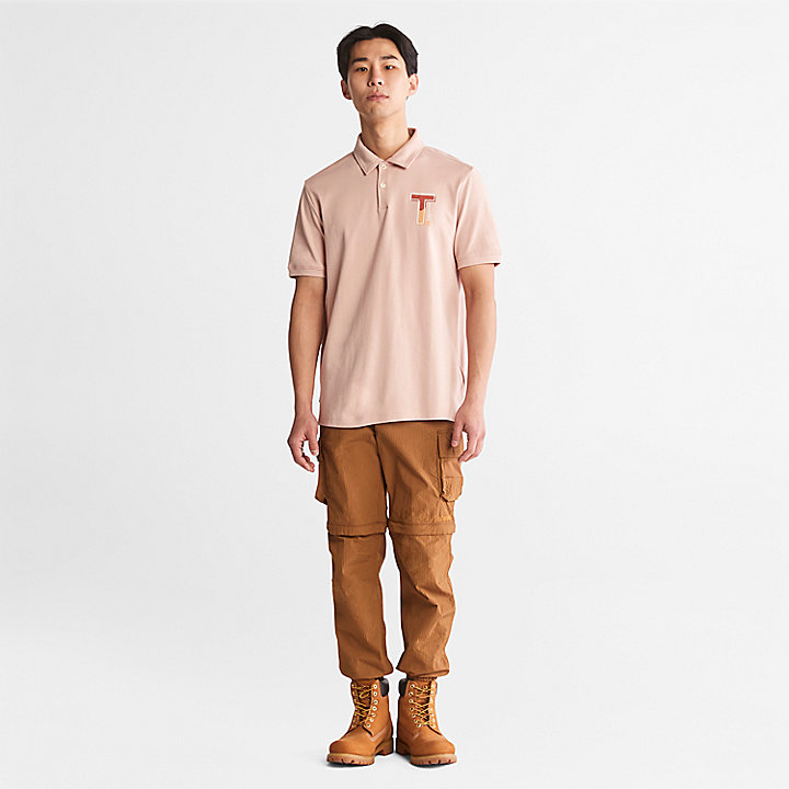 TimberFresh™ Polo Shirt for Men in Light Pink