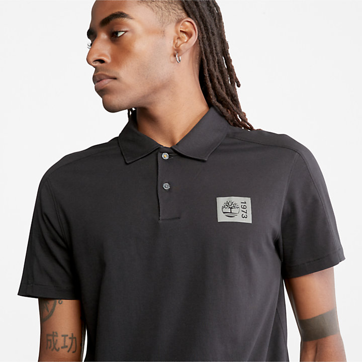 TimberFresh™ Supima® Katoenen Poloshirt voor heren in zwart-