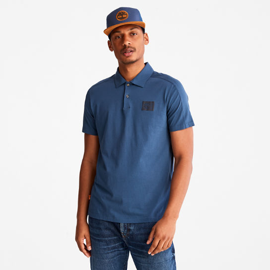 TimberFresh™ Supima® Cotton Polo Shirt for Men in Blue | Timberland