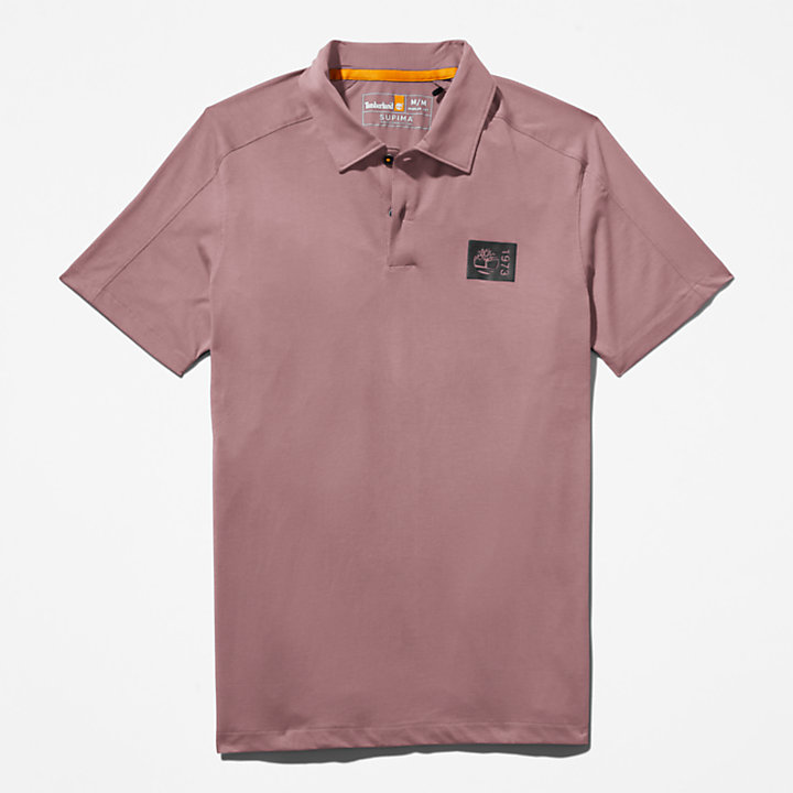 TimberFresh™ Supima® Katoenen Poloshirt voor heren in roze-