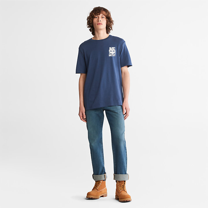 Refibra™ Technology T-Shirt für Herren in Blau-