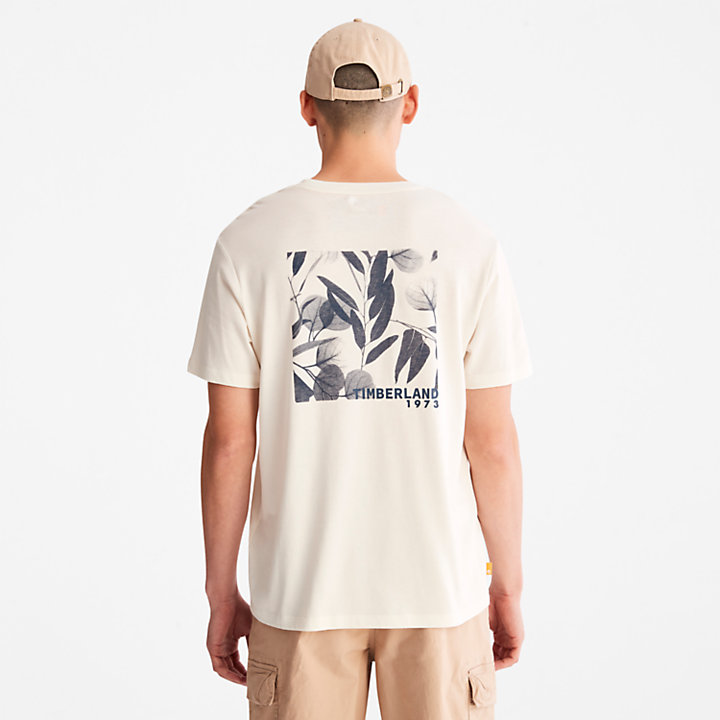T-shirt da Uomo con Tecnologia Refibra™ in bianco-