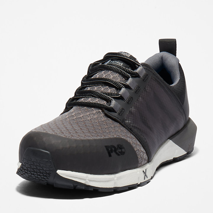 Zapato de trabajo Radius Alloy-Toe para hombre en color gris y blanco-